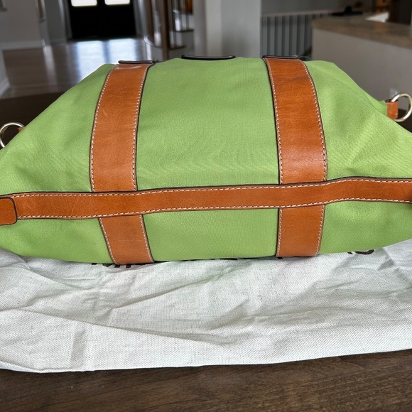Large Green Tote Bag in Canvas and Leather by Michael Michael Kors - Picture 5 of 5